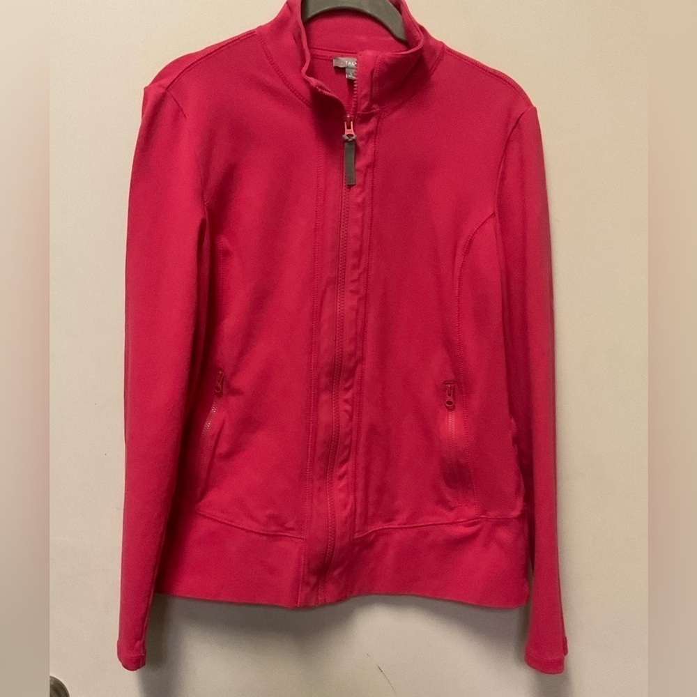 Talbots Pink Sweatshirt Jacket Sz S